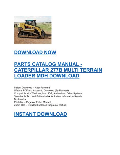 caterpillar 277b skid steer specs|cat 277b manual.